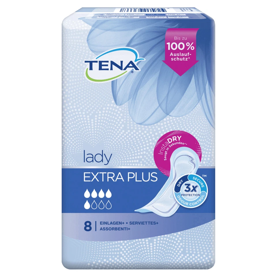 Tena Lady Extra Plus Dépôts pour Une Sec Et Sécurisé Sensations - Photo 1/1