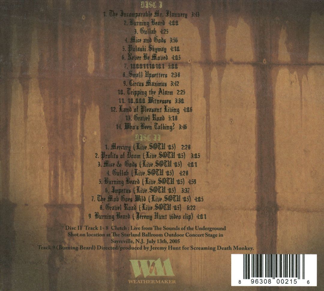 CLUTCH - ROBOT HIVE/EXODUS [BONUS DISC] NEW CD