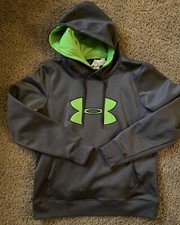 Under Armour Loose Fit Pullover Hoodie Women s Size L Large Excellent Condition