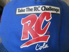 VTG RC COLA Snapback Mesh Back HAT Soda TAKE THE RC CHALLENGE MADE IN USA #8