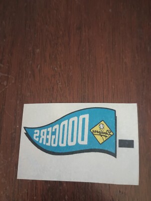 1966 Topps Rub-Offs (Dodgers Emblem) (NRMT)