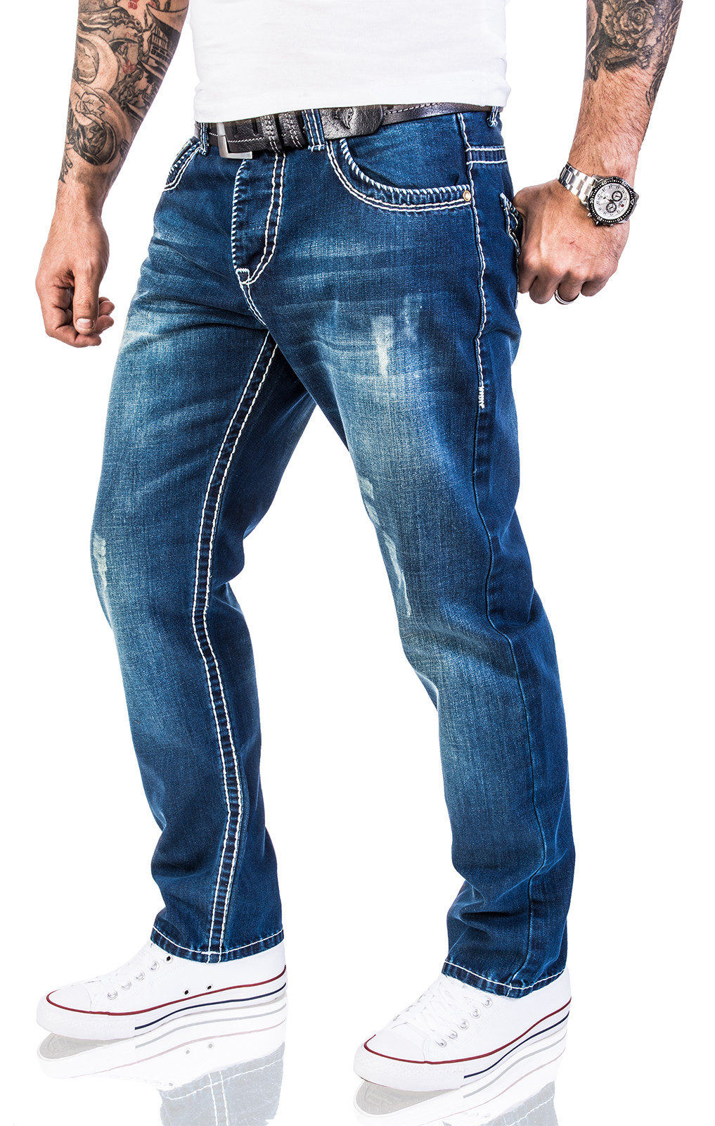 Jeans Dicke Naht Herren