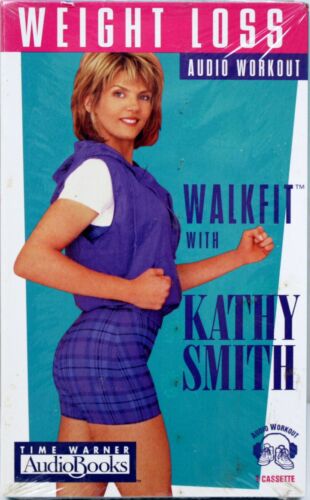 Walkfit with Kathy Smith - Audiobook Cassette - Fitness Exercise Workout NEW - Afbeelding 1 van 2