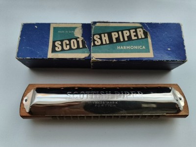 Vintage Tremolo Mundharmonika Scottish Piper