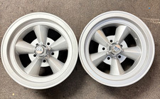 Nice 15x7 Ford Mopar American Racing Torq Thrust Wheels Rims 5x4.50 Pair Vintage