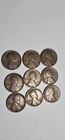1909 V.D.B. Lincoln wheat cent lot of 9 VDB VG - VF