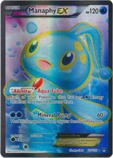 Manaphy-EX - 116/122 - Full Art Ultra Rare LP, English Pokemon BREAKPoint on eBay