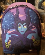 Loungefly Maleficent Sleeping Beauty Mini Backpack Purple Blue Black Disney