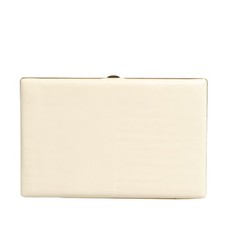 DOLCE & GABBANA Bag White Lambskin Leather Clutch Evening Women Purse 4070usd