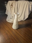 Anchor Hocking Vintage Milk Glass Bud Vase 6-inch Stars and Bars Pattern