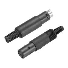 1 Set S-Video DIN Mini Socket 5 Pin(PS/2 Male and Female Plug)