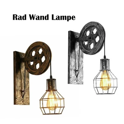 Retro Wand Lampe Flur Strahler Schalter Wohn Schlaf Zimmer Leuchte 240V - Bild 1 von 4