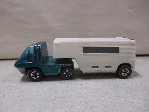 1969 Hot Wheels Red Line The Heavyweights Van Lines Teal