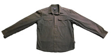 TRES BELLE CHEMISE MANCHES LONGUES PATAGONIA MARRON TAILLE S BON ETAT COTON BIO