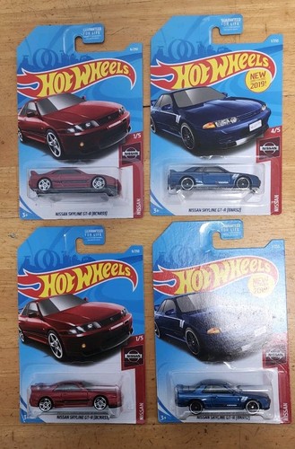 Hot Wheels - 2019 - Nissan Skyline GT-R BNR32 - 4er Set - Bild 3 von 3