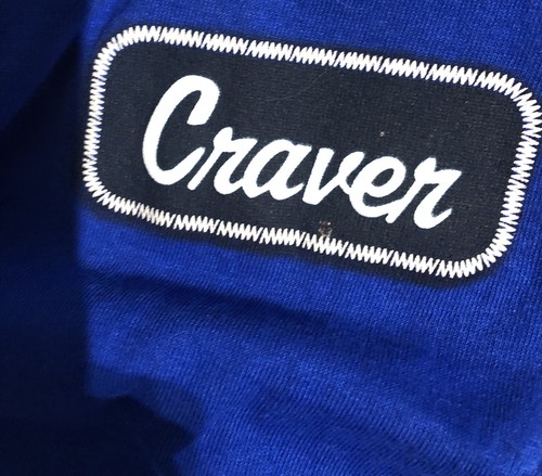 White Castle Fun Blue Craver Faux Button Down Cotton Tee Shirt Men's L - Picture 8 of 9