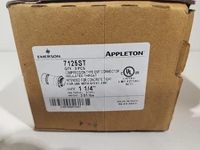 Box of Emerson / Appleton: 7125ST  EMT Compression Fittings.  Qty. 5.