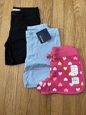 NWT Set Of 3 Girls Shorts - Size 5 - Regular 53
