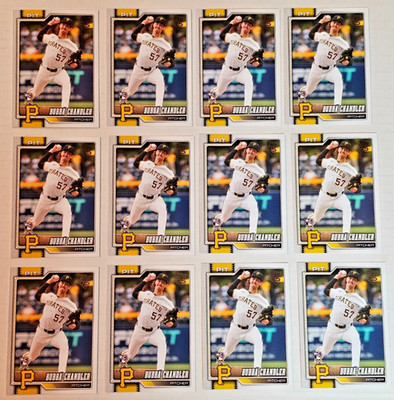 2026 Topps Series 1 Bubba Chandler Rookie (12) Twelve Card Lot Pirates