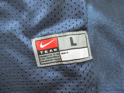 West Virginia Mountaineers Nike Football Jersey Sz Youth L NCAA #1 Blue WVU - Picture 7 of 7