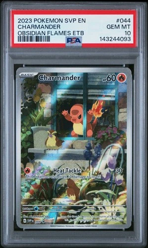2023 POKEMON SVP EN-SV BLACK STAR PROMO #044 CHARMANDER PSA 10
