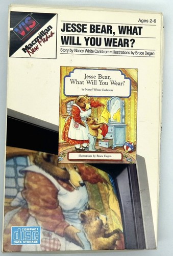 Jesse Bear What Will You Wear? for the Memorex VIS system. CIB