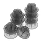  10 Stück Lüfterflügel-Zubehör, Sockelventilatorflügel, Mutternabdeckung,