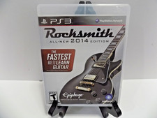 Rocksmith 2014 Edition great shape no cable tested PS3 Sony PlayStation 3