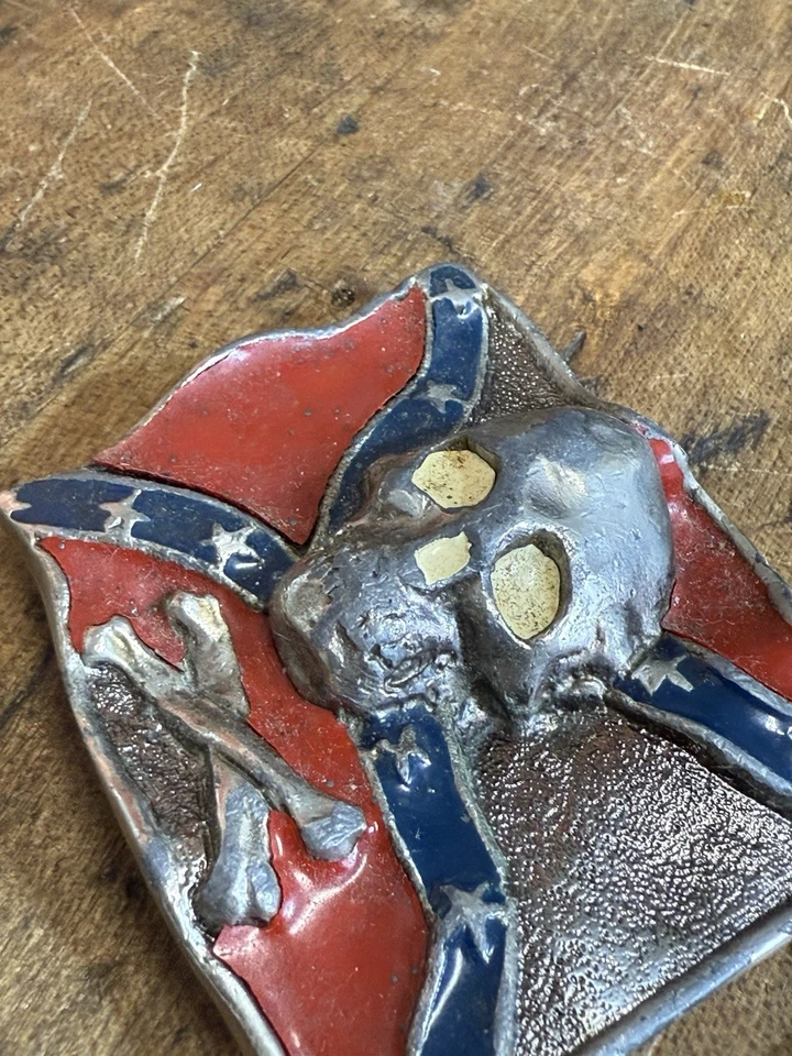 Винтажный ремень пряжка череп ~ 2209 - Изображение 4 из 4