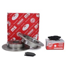 Bremsscheiben + Bremsbeläge hinten für HONDA CITY IV, CIVIC VI, JAZZ II / III