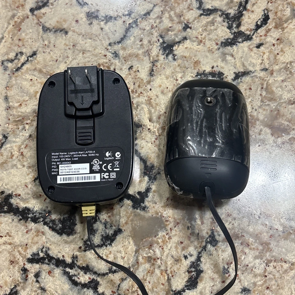 Logitech Alert 700i A Security Camera  HD w/ LA700i Power Supply Tested - Image 3 of 3