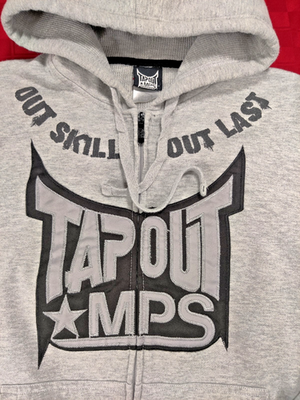Y2K Tapout MPS Zip-Up Hoodie Large/Out Skill Out Last | eBay