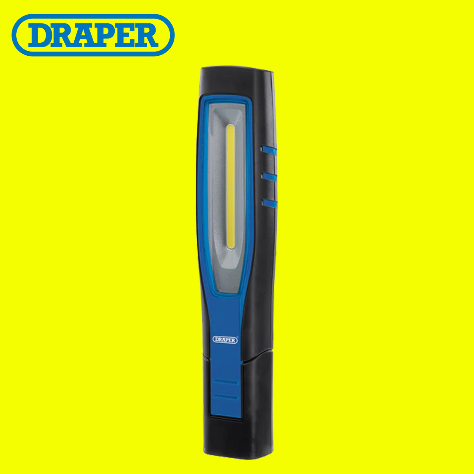 Draper 11758 COB/SMD LED Rechargeable Inspection Lamp, 7W, 700 Lumens, Blue