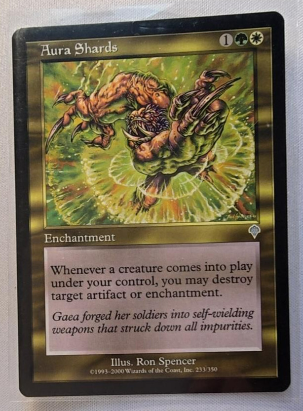 Aura Shards 233 Uncommon Invasion Magic: The Gathering Near Mint