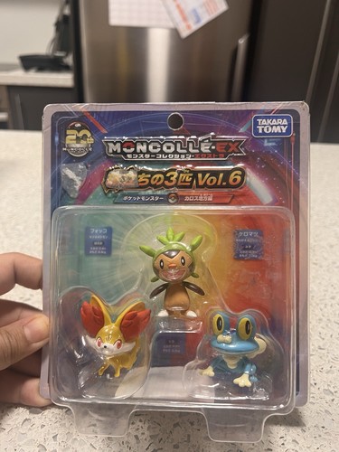 Takara TOMY 2017- POKEMON MONCOLLE EX 20th ANNIVERSARY- 3pack- KALOS REGION - Picture 17 of 17