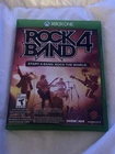 Rock Band 4 Xbox One 2015 Harmonix Case Only No Game