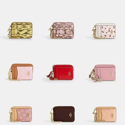 NWT Coach Zip ID Card Case 