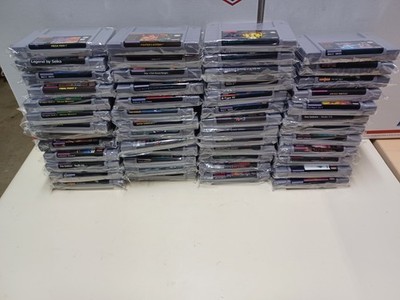 LOT OF 51 Super Nintendo SNES Video Cartridge games for playing - not collecting
