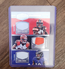 Panini Plates & Patches Rookie Triple Combo Coleman Boyd Moore RT-CBM 31/50