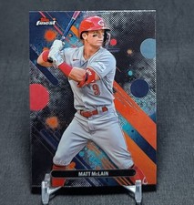 Matt McLain Common 2025 Topps Finest Chrome Baseball Card #57 Cincinnati Reds