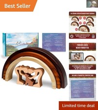 Rainbow Bridge Dog Memorial Gift - Unique, Handcrafted Pet Sympathetic Keepsake