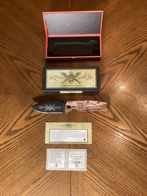 My Country My Rights Pocket Knife Collection by American Mint  with COA      D2