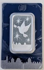 HOLY LAND MINT DOVE OF PEACE 50 GRAM .999 FINE SILVER BAR IN ASSAY SKU IL000053
