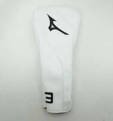 Mizuno ST200 Fairway Holz Kopfbedeckung - wählen Sie 3,5,7 weiß/schwarz Druck