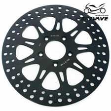 Rotores De Freno Negros Para Harley Dyna 00-05, Softail 00-14, Sportster XL 00-10 - Diámetro 11,5 Pulgadas, Acero Inoxidable