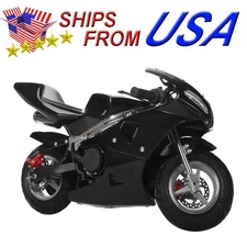 49cc Gas Pocket Bike Engine Gas Powered 2-Stroke Mini Motorcycle Rocket for Kids