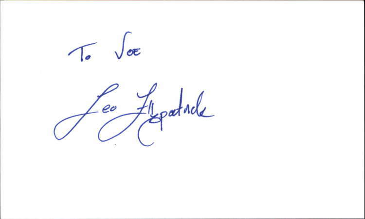 Leo Fitzpatrick Actor The Wire Signed 3
