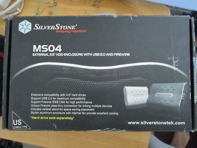 SilverStone MS04 3.5-Inch HDD Enclosure Black