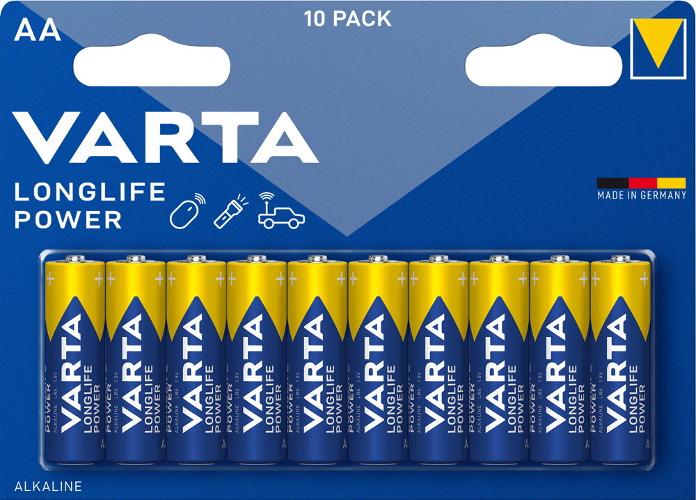 Thumbnail - 100 Varta 4906 Longlife Power Aa / Mignon Alkaline Batterien 10er
