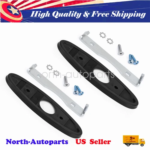 Replaces 1970-1981 Firebird Camaro Nova GTO Outside Bullet Mirror Mounting Set
